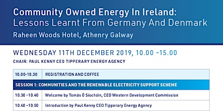 Community Owned Energy in Ireland: Lessons Learnt from Germany and Denmark primary image