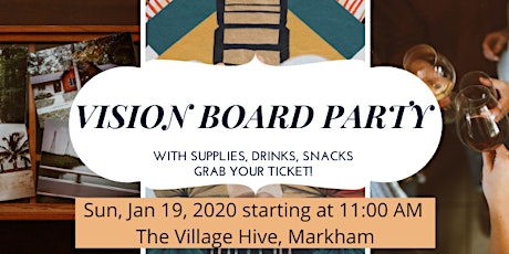 Vision Board Party with Drinks and Snacks primary image