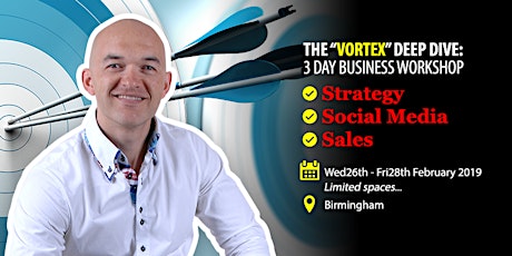 VORTEX Business Workshop - Marketing STRATEGY, SOCIAL Media & SALES primary image