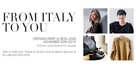 Primaire afbeelding van From Italy To You: Opening Party