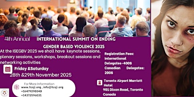 Image principale de The International Summit on Ending Gender Based Violence 2025