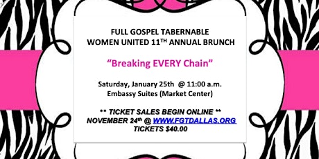  Full Gospel Tabernacle Women's Brunch 2020 primary image