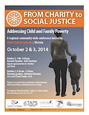 From Charity to Social Justice: Addressing Child and Family Poverty primary image