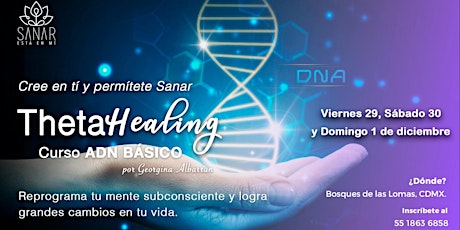 Imagen principal de Curso ThetaHealing | ADN Básico - Noviembre CDMX