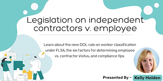 Image principale de Legislation on independent contractors v. employee