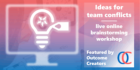 Hauptbild für Ideas for team conflicts - live online brainstorming workshop