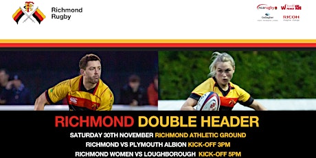 DOUBLE HEADER: Richmond vs Plymouth / Richmond Women vs Loughborough primary image