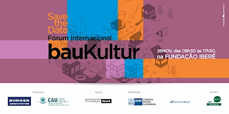 Imagem principal do evento II Fórum Internacional Baukultur