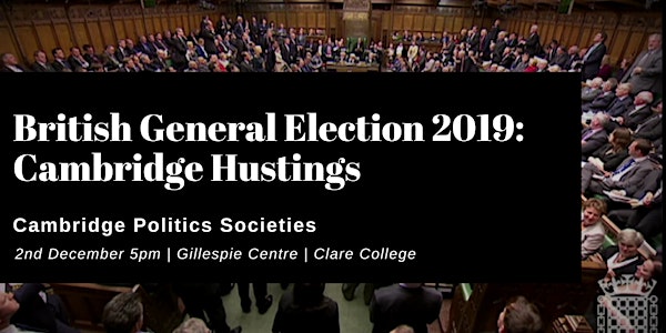 Election '19: Cambridge Hustings
