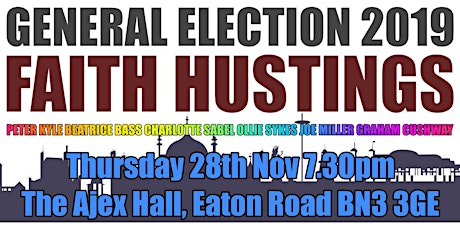 Faith Hustings General Election 2019 primary image
