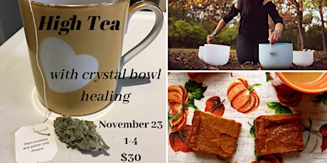 High Tea Sound Healing with Infused Vegan Pumpkin Pie primary image