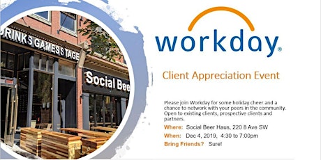 Workday Client Appreciation Event primary image