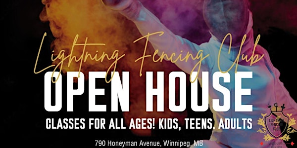 Lightning Fencing Club Winter Open House 2026