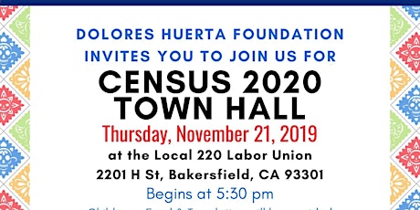 Kern Census Town Hall 2020 primary image