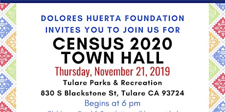 Tulare Census Town Hall 2020 primary image