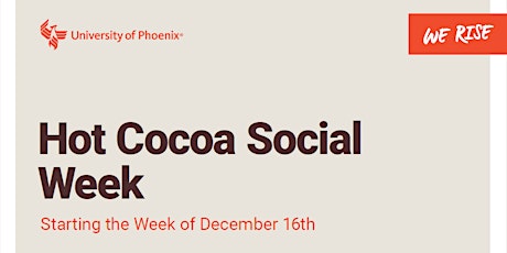 Hot Cocoa Social Week primary image