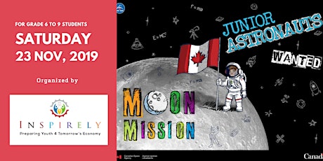 FREE Junior Astronauts Workshops - Grade 6 to 9 Students in Brampton, ON primary image