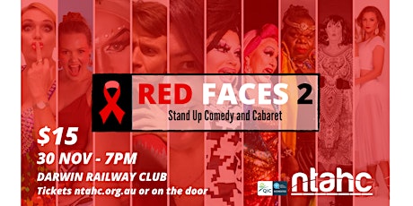 RED Faces 2 - Comedy & Cabaret - World AIDS Day primary image