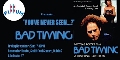 Bad Timing by Nicolas Roeg  -                         Anniversary Screening