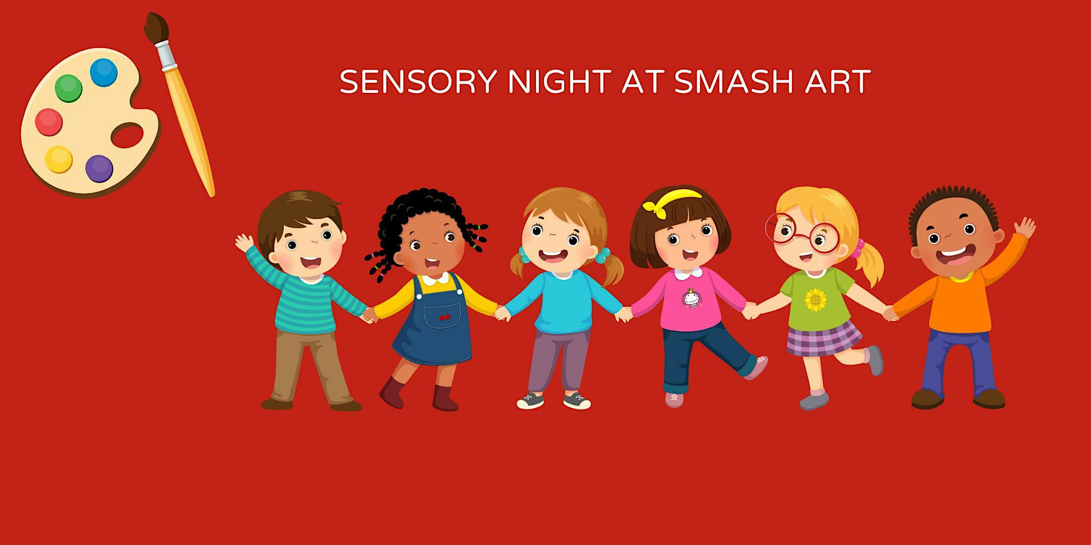 sensory night at smash art