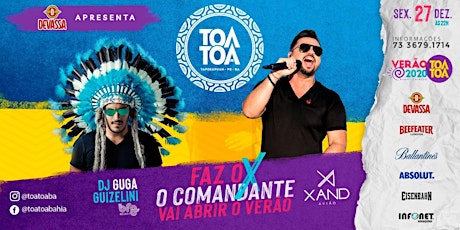 Imagem principal do evento Xandy Aviões e DJ Guga Guizelini no Tôa Tôa