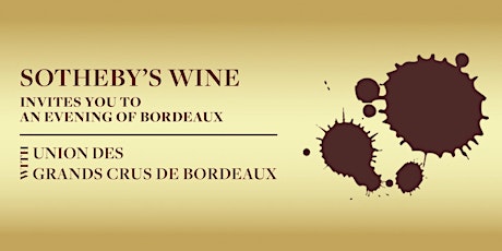 Sotheby’s Wine x Union des Grands Crus de Bordeaux – 20 January 2020  primary image