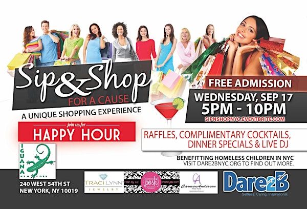 Sip & Shop for a Cause - Happy Hour