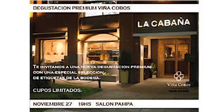 Imagen principal de Degustación Premium de Viña Cobos en La Cabaña