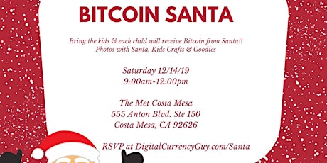 Bitcoin Santa In Costa Mesa primary image