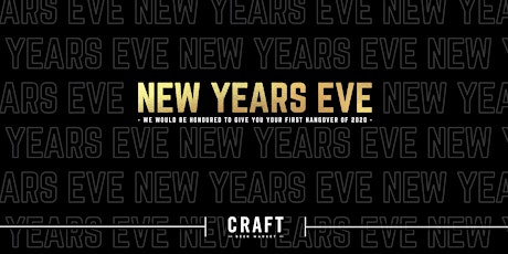 New Years Eve at CRAFT Beer Market primary image