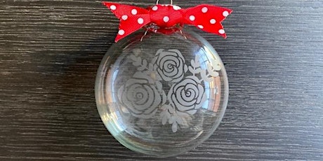 Make Something Saturday: Etched Glass Ornaments primary image