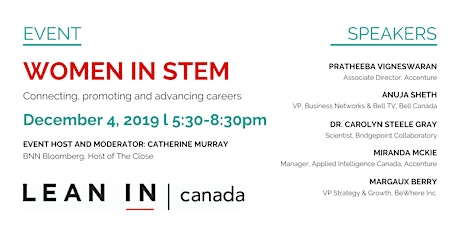 Lean In Canada-National: Women in STEM primary image