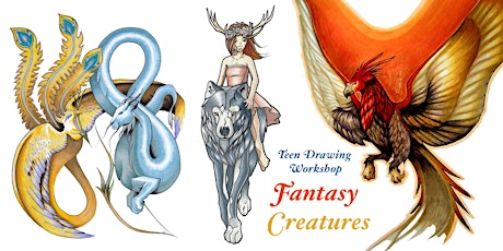 Teen Drawing Workshop Series - Fantasy Creatures primary image