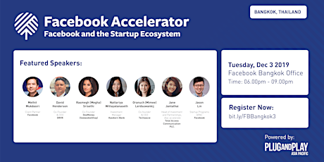 Facebook Accelerator: Startup Roadshow - Bangkok, Thailand primary image