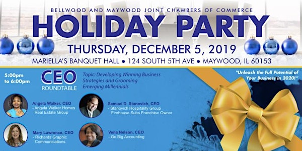 Bellwood and Maywood Joint Chamber of Commerce Holiday Party