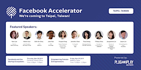 Facebook Accelerator: Startup Roadshow - Taipei, Taiwan