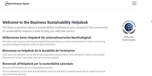 Free Business Sustainability Helpdesk (Deutsch)