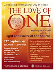 Love of ONE : Healing Our World (Peace Day Special) primary image