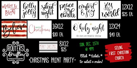 Seiling Christmas •Paint Party• primary image