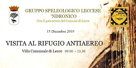 Immagine principale di Visita al Rifugio Antiaereo di Lecce 15.12.2019 