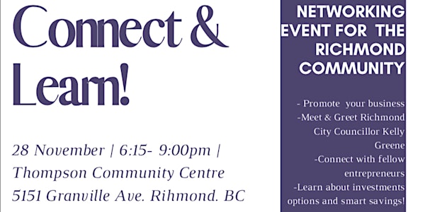 MEET + CONNECT & LEARN - Richmond Community
