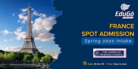 France Spot Admission Spring  2020