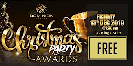Imagen principal de Dominion Centre Christmas Party & Awards Night 2019
