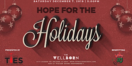 Image principale de Hope for the Holidays - presented by Guys with Ties Philanthropy