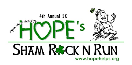 HOPE's Sham Rock N Run 5K 2015 primary image