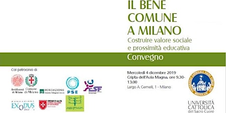 Immagine principale di Il bene comune a Milano: costruire valore sociale e prossimità educativa 
