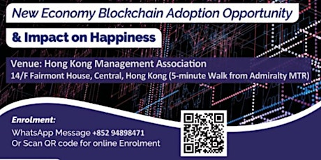 New Economy Blockchain Adoption Opportunity & Impact on Happiness primary image