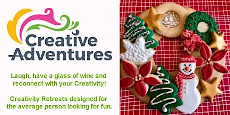 Cookie Wreath Decorating Creative Adventure (Wine & Nibbles  included) primary image