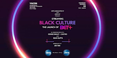 JHRTS NY: Streaming Black Culture: The Launch of BET+ primary image