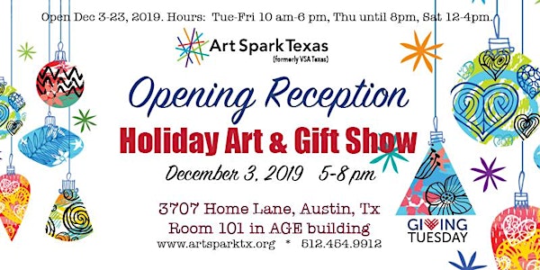 Opening Reception - Art Spark Texas Holiday Art & Gift Show
